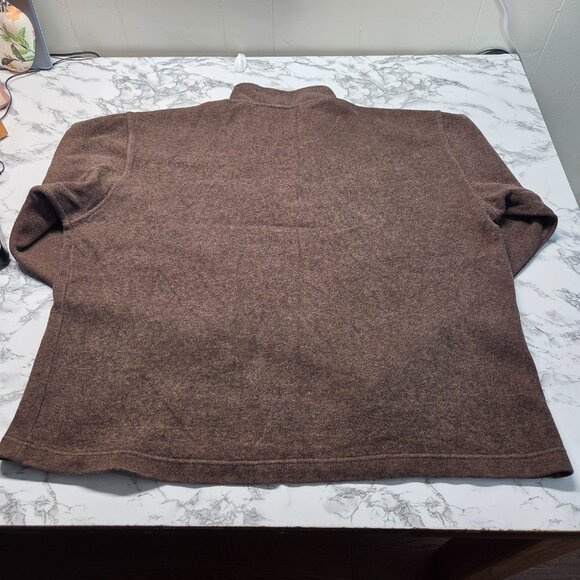 Orvis Men XL Brown Gray Beige Longsleeve Quarter Zip Pullover Sweatshirt Bundle - Picture 8 of 13